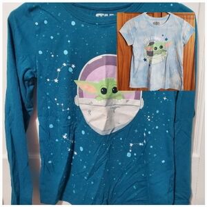 ✨️BUNDLE✨️ Star Wars Kids Long and Short Sleeve Tee - Blue - Set of 2!